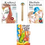 Kraliçeyi Kurtarmak-Haritada Kaybolmak-Kim Takar Salatalık Kral’ı Set -3 Kitap -Cizo Kitap Ayracı