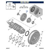 Krank Kasnaği Boş Tip 206-BIPPER-308-PARTNER 1.6 Peugeot A6VQ6B319AA/ Volvo, Fıat, Ford, Cıtroen, Suzukı, Peugeot, Mazda 0515.T3
