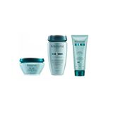 Kérastase Yıpranmış Saçlar Için Şamp 250Ml+Force Architecte Maske 200Ml+Ciment Anti-Usure Krem 200Ml