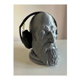 Kratos Kulaklık Standı, Özel Tasarım Masaüstü Kulaklık Tutacağı/Tutucu, cm - God of War, GoW, 23 cm