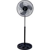 Kraus 3in1 18” Metal Pervaneli Sanayi Tipi Ayaklı Vantilatör 90W - Siyah