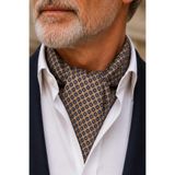 Kravatkolik Bej Küçük Desen Ascot Kravat K689