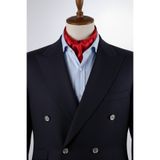 Kravatkolik K573 Kırmızı Düz Ascot Fular