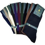 Kravatkolik Merserize Çok Renkli Lüks 10'lu Çorap Set - Karışık - 41 - 44