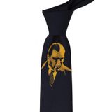 Kravatkolik TR68 Lacivert Atatürk Kravatı