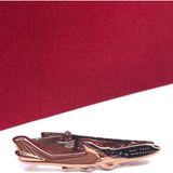 Kravatkolik Uçak Motif Bronz Renk Kravat İğnesi KIY715