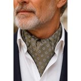 Kravatkolik Vizon Küçük Desen Ascot Kravat K687