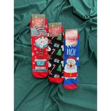 Krc & Global Tekstil Yılbaşı - Noel - Christmas Temalı Çorapları 3'lü - 36 - 42 - Renkli