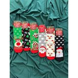 Krc & Global Tekstil Yılbaşı - Noel - Christmas Temalı Çorapları 6'lı - 36 - 42 - Karışık-Çok Renkli