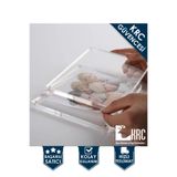 KRCDİJİTAL Fotoğraf ve Resim Çerçevesi Mıknatıslı Pleksi 12,7 CM X 17,7 CM şeffaf krcNM86