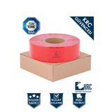 KRCDİJİTAL KIRMIZI Tüvtürk Onaylı Reflektör Fosforlu Şerit Bant Petekli Reflektif Bant 5CM X 1M krcNM210