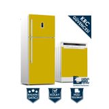 KRCDİJİTAL Mat Sarı Buzdolabı Kaplama Folyosu 122cmx2m Kendinden Yapışkanlı
