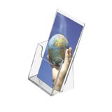 KrcDisplay 1/3 A4 Masaüstü Broşürlük Akrilik (10,5x21)