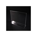 KrcDisplay A4(21cmx30cm) Masaüstü T Tipi Yatay Pleksi Föylük Broşürlük Fiyatlık