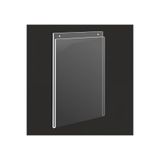 KrcDisplay A5 Dikey Delikli Duvar Tipi Askılı Pleksi Föylük Broşürlük (15x21)