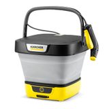 Kärcher Mobile Outdoor Cleaner OC 3 Foldable, basma miktarı: 2 l/dk, katlanabilir su tankı, ağırlık: 2,2 kg, su haznesi: 8 l, lityum iyon pil