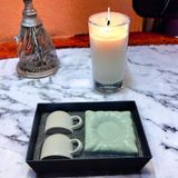KRD Home 2 Li Kahve Fincan Takımı - Açık Yeşil