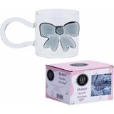Krd Home Clasy Fiyonklu Cam Kupa 400 ml KRD-7900 - 0 - Siyah - 0,24 ml