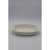 KRD Home Ecr-43 Öz Seramik Kulplu Fırın Kabı 25*17 cm