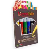 Kreable Jumbo Boy Keçeli Kumaş Kalemi 6lı 0047.000