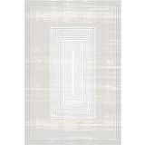 Kreasyon Halı 1367 Modern Bamboo Touch Vizon 200x290 cm Salon Halı