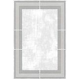 Kreasyon Halı 1446 Modern Bamboo Touch Gri 200x290 cm Salon Halı