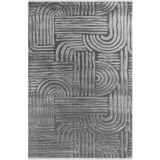 Kreasyon Halı Salon Halısı 200x290 Boyut BY044 Gri