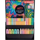 Kreatif Pastel Mix Set Arty - Fosforlu Kalem, Çok Yetenekli Kalemler, Sulu Boya Kalemleri, Premium - Standart