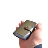 Kredi Kartlık Hakiki Deri İçi Şeffaf 10 Bölmeli Mini Kartlık Kartvizitlik 9 x 7 cm (Yeşil)