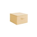 Krem 4'lü Set Çok Amaçlı Baza ve Dolap İçi Düzenleyici Kutu Hurç 35x42x23 cm
