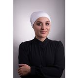 Krem Arkadan Bağlamalı İç Bone Viskon Kumaş Kaymaz Silikonlu 3002_40