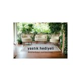 Krem Çay Seti Koltuk Takımı - Ofis Balkon Kafe Bahçe Salon Mobilyası 2+1 +1