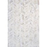 Krem Çizgili Modern Geometrik Etnik Eskitme Desenli Boho Makinada Yıkanabilir Hafif Hav Toz Vermez Leke Tutmaz Kaymaz Taban Dijital Makine Baskı Halı Oturma Odası Salon Yolluk Koridor Mutfak Halısı
