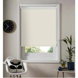 Krem Güneşlik (Düz)Stor Perde - Kırık Beyaz - 100 x 200