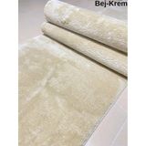 KREM Kaymaz Taban Peluş Post Yolluk Koridor Antre Mutfak Yatak Odası Kesme Halı