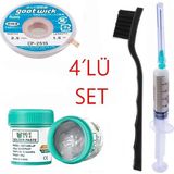 Krem Lehim Best Solder Paste 183°C SN63/PB37 50G Flux Lehim Toplama CP-2515 Lehim Emme Teli 2,5 mm XXL20