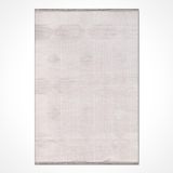 Krem Modern Etnik Desenli Akrilik Hav Vermeyen Leke Tutmayan Kolay Temizlenen Yumuşak Makine Salon Yolluk Mutfak Halı