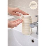 Krem Plastik Sıvı Sabunluk | Pompalı El Sabunu & Bulaşık Deterjan Dispenseri
