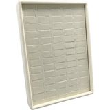 Krem Renk Süet Kumaş Ayaklı Yüzük Tablası, 24/17,5 Cm, Şık ve Kullanışlı Tasarım - Bej - Seçenek 1