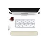 Krem Renkli Ergonomik Klavye Mouse Bilek Desteği