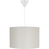 Krem Renkli Yuvarlak Sarkıt Avize, 30 cm Çap, Şık ve Modern Tasarım - Ahşap - Bej - Seçenek 1