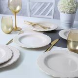 Krem Tango Pasta Tabağı 21 Cm 6 Adet 030