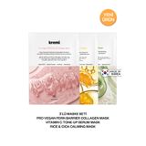 Kremi 3 lü Set Sheet Mask, BioCellular Kagıt Maske, PDRN Kolajen Peptit Cica Pirinç Vitamin 30 ml