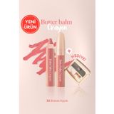 Kremsi, Kalem Şeklinde Renkli Dudak Balmı & Kalemtıraş CLIO Butter Balm Crayon 006 Breeze Apple