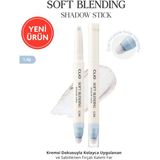 Kremsi, Kolayca Uygulanan ve Sabitlenen Fırçalı Kalem Far CLIO Soft Blending Shadow Stick (G301) - G301 Twinkle Ocean