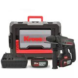 Kress KU390.4 20Volt 4.0Ah. 2.0J Li-İon Çift Akülü Şarjlı Kömürsüz Sds-Plus Pnömatik Kırıcı/Delici
