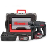 Kress KUC60.2 20 V 4.0 Ah 2.0J Li-Ion Çift Akülü Kömürsüz Profesyonel SDS-Plus Pnömatik Kırıcı Delici