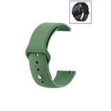 Kreton Kreton Huawei Watch Gt3 46Mm Uyumlu Koyu Yeşil Kordon Yumuşak Dokulu Silikon Kayış