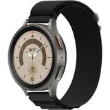 Kreton samsung Galaxy Watch 4 5 5pro 6 ile Uyumlu Kordon Alpine Loop Döngü Spor Kayış - Siyah