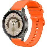 Kreton Samsung Galaxy Watch 4 5 5pro 6 ile Uyumlu Kordon Jel Silikon Tokalı Kayış - Turuncu